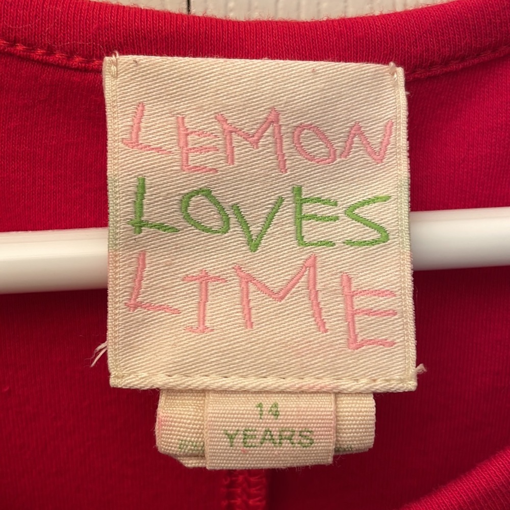 LEMON LOVES LIME Red Ruffle Tank Dress - Picture 6 of 8